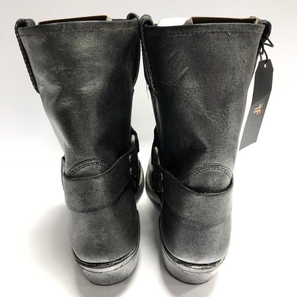 Frye Women’s Harness 8R Boot Black/Multi Leather Size 9.5 M - Picture 4 of 6